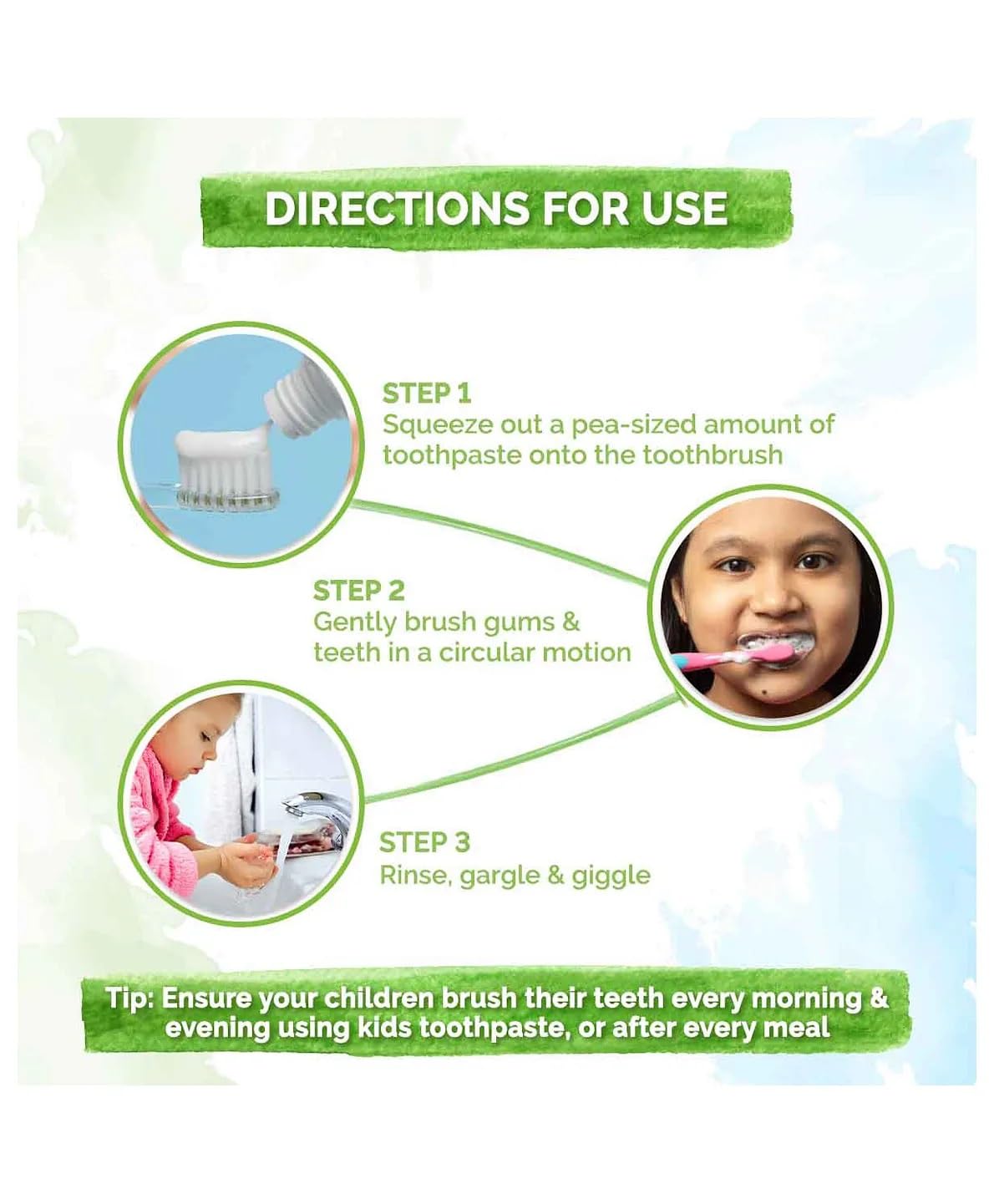 100% Natural Berry Blast Toothpaste for Kids, 50gm - Image 4