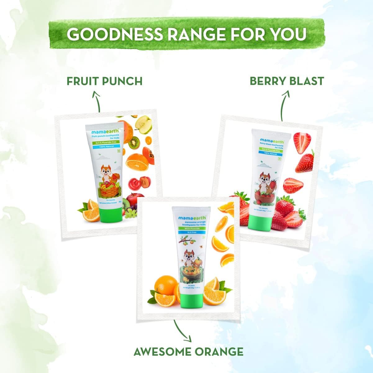 100% Natural Berry Blast Toothpaste for Kids, 50gm - Image 3