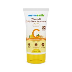 Vitamin C Daily Glow Sunscreen With Vitamin C & Turmeric for Sun Protection & Glow - 50 g