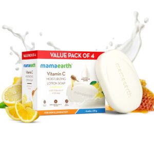 Vitamin C Moisturizing Lotion Soap with Vitamin C & Honey for Skin Illumination (Pack Of 4) - 125 g X 4