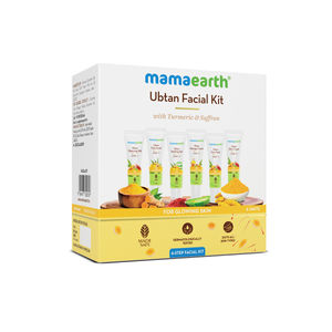 Mamaearth Ubtan Facial Kit with Turmeric & Saffron for Glowing Skin - 60 g