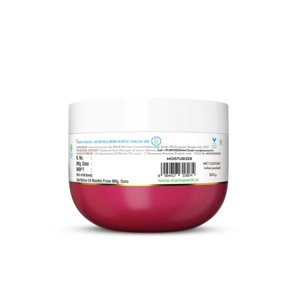 Mamaearth Beetroot Hydraful Light Moisturizing Cream With Beetroot & Hyaluronic Acid 200G - Image 9