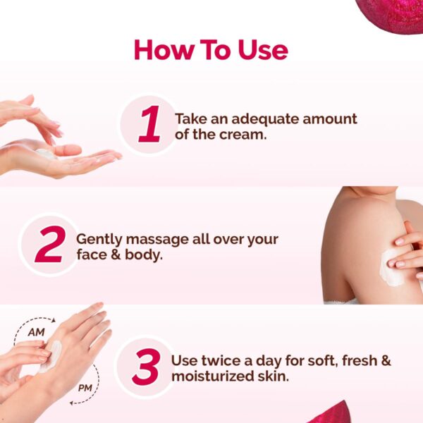 Mamaearth Beetroot Hydraful Light Moisturizing Cream With Beetroot & Hyaluronic Acid 200G - Image 6