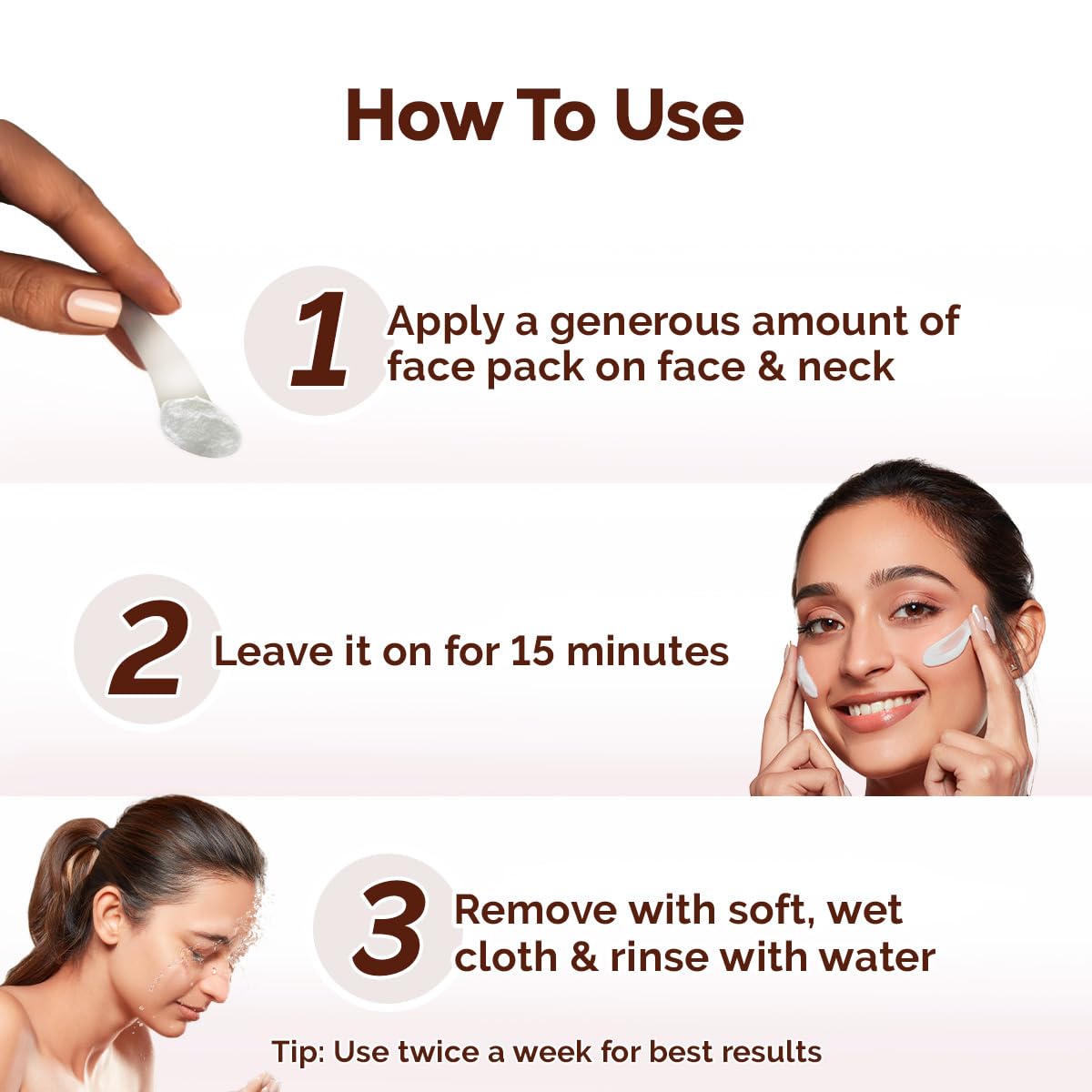 Rice Dewy Bright Face Pack with Rice Water & Niacinamide For Glass Skin 200g - Image 6