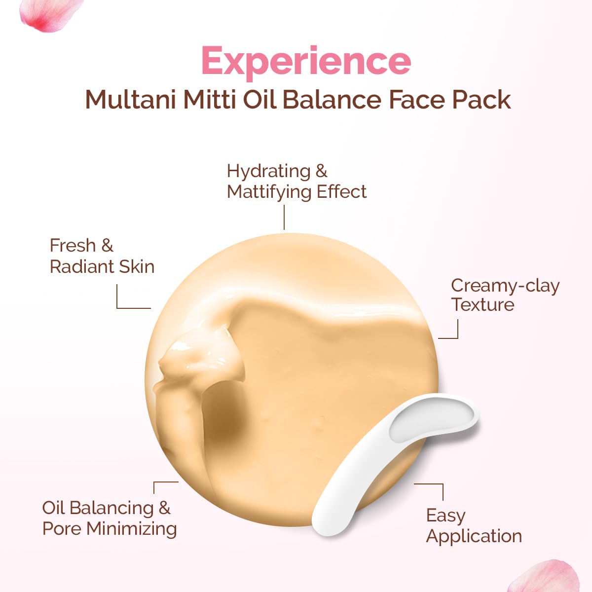 Multani Mitti Oil Balance Face Pack with Multani Mitti & Bulgarian Rose for Normal to Oily Skin 200g - Image 5