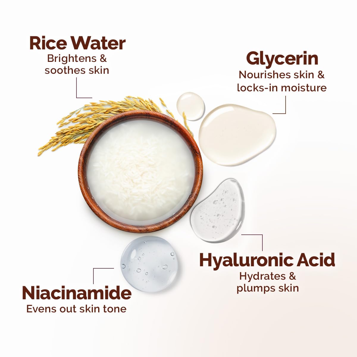 Rice Dewy Bright Face Pack with Rice Water & Niacinamide For Glass Skin 200g - Image 4