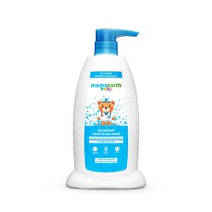 Mamaearth Baby DermaSoft Head to Toe Wash with SensiCareComplex™ for Baby's Sensitive Skin - 250 ml | Co-created with Dermatologists for Newborns | Enriched with...